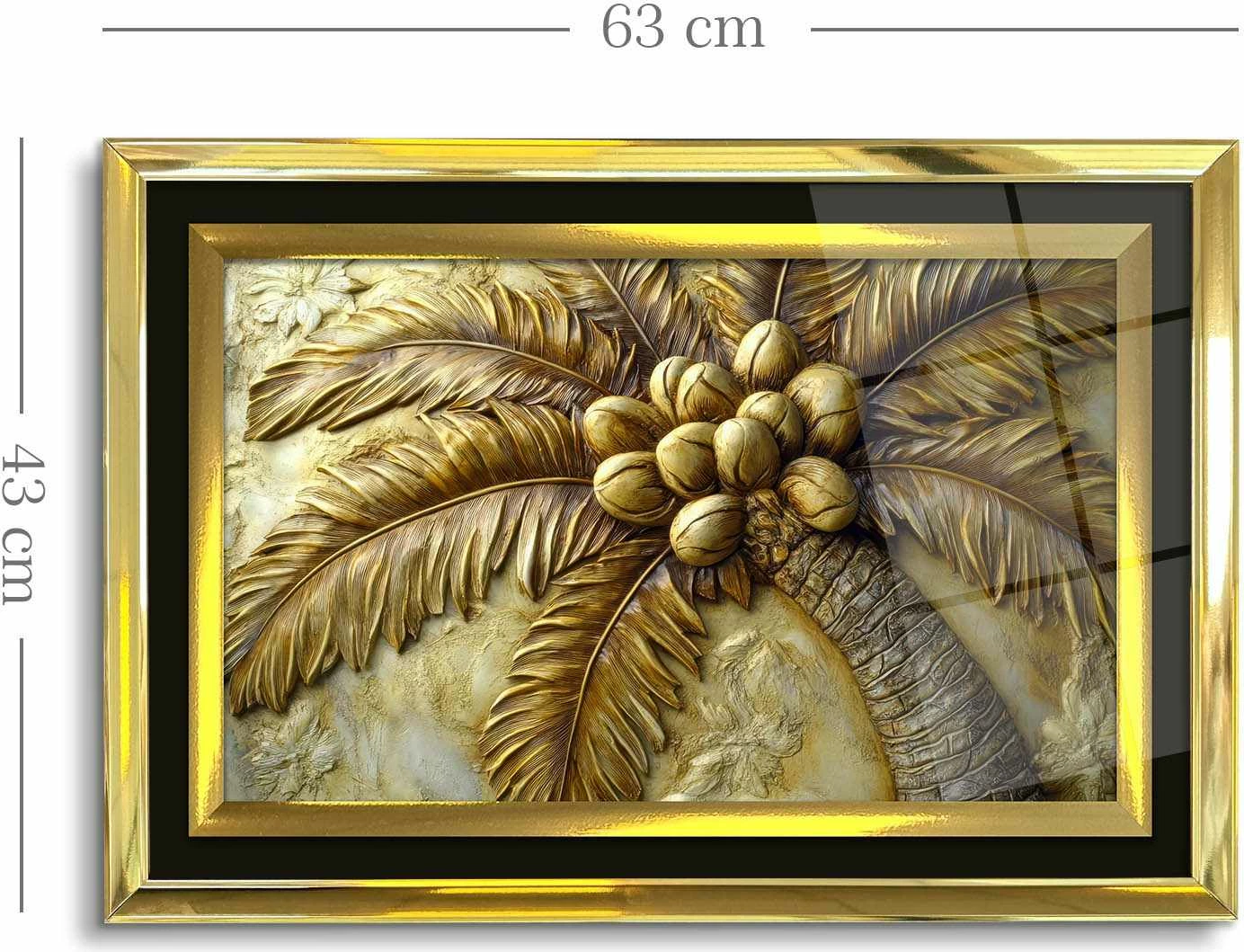 Pikturë dekorative me kornizë, shumëngjyrëshe, Wallity, 43x65cm, 1 copë