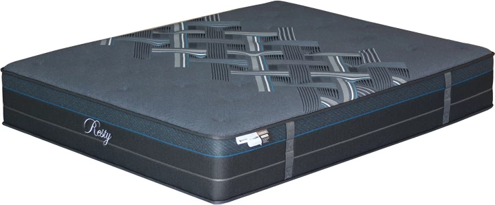 Dyshek Resty me susta xhepi, euro top, njëanësh, 160x200cm, gri