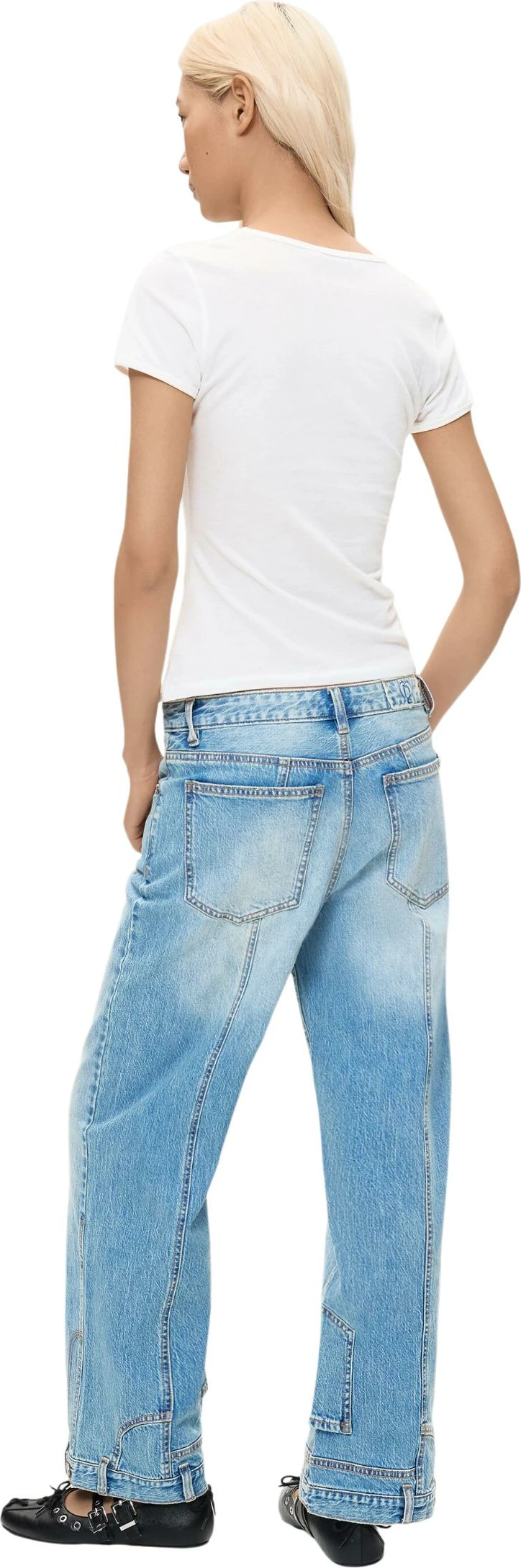 Xhinse për femra Desigual DENIM_INVERT 26WWDD17, denim i çelët [Madhësia: S]