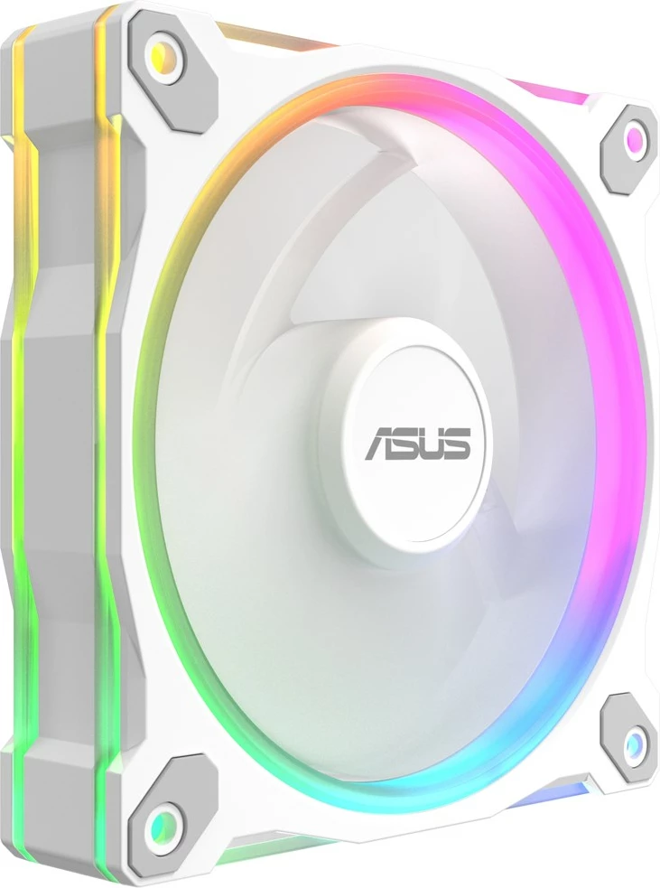 Ventilator kase ASUS Prime MR120 Fan ARGB Reverse, 12 cm, i bardhë
