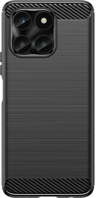 Kapak telefoni Hurtel Carbon Case për Honor X6a, i zi