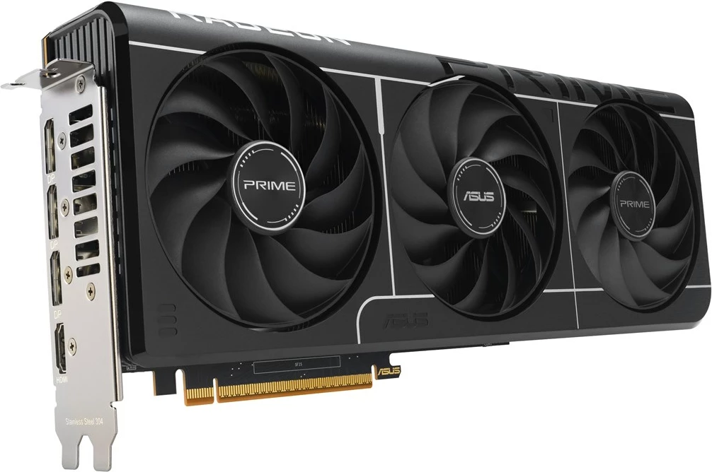Kartelë grafike ASUS Prime RX9070-O16G-EVO, 16 GB GDDR6, e zezë