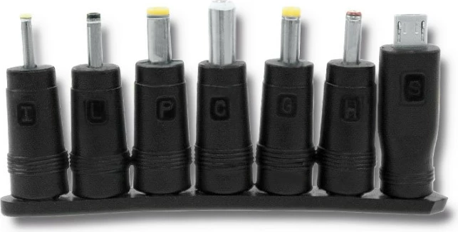 Furnizues universal energjie Qoltec 51557, 15W, 7 plugje, i zi