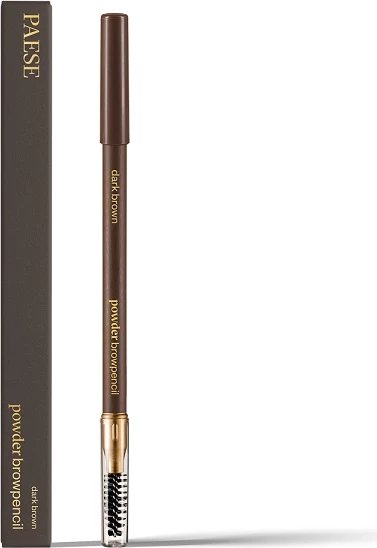 Laps për vetulla Paese Powder Brow Pencil për femra Dark Brown 1.19g
