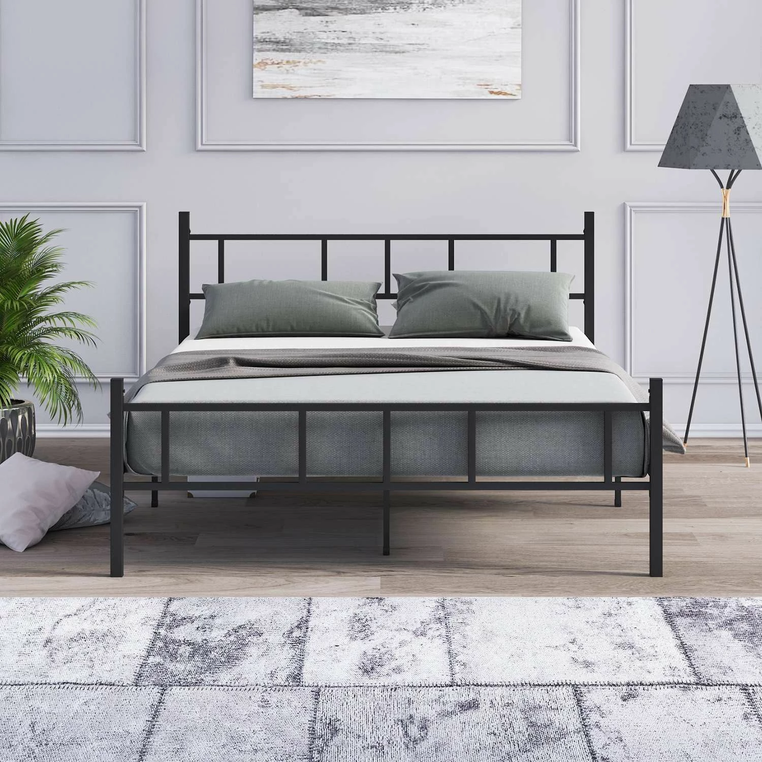 Krevat dopio, metal i zi, Skye Decor, 160x200