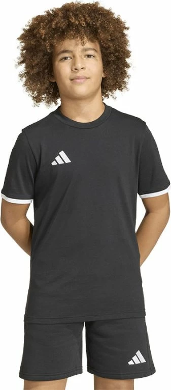 Maicë për fëmijë adidas Entrada 26 Tee, e zezë