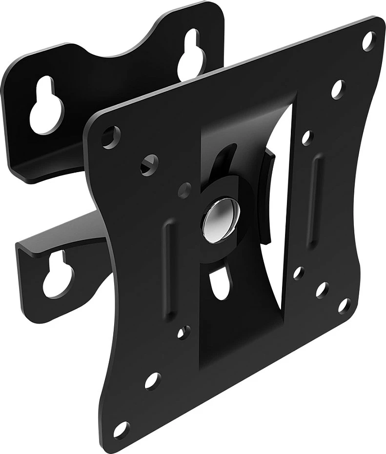 Mbajtëse muri për LCD/monitor Lindy, VESA 50x50-100x100, 15kg, tilt/swivel, e zezë