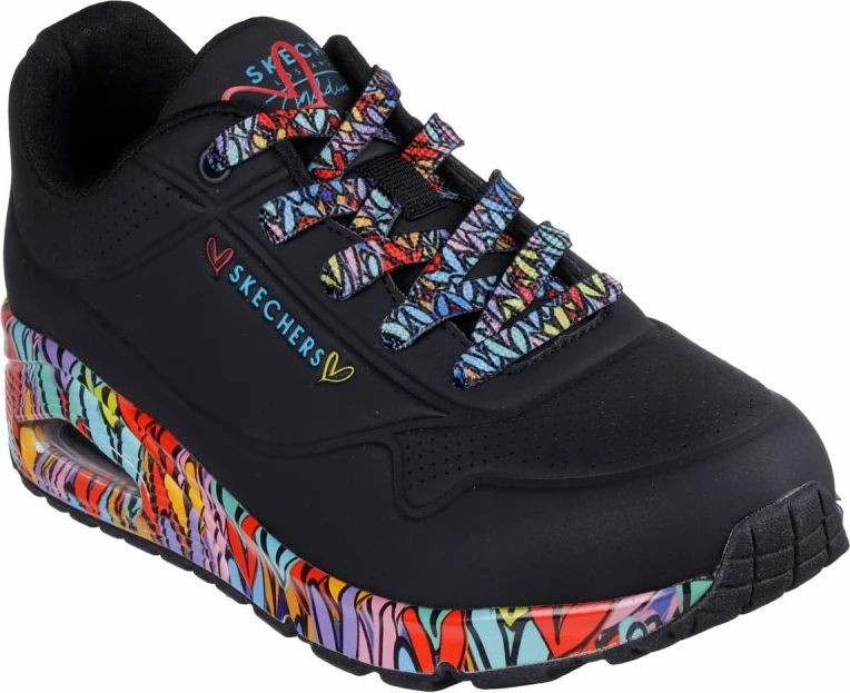 Atlete femra Skechers UNO Ravaged Love 177918, të zeza