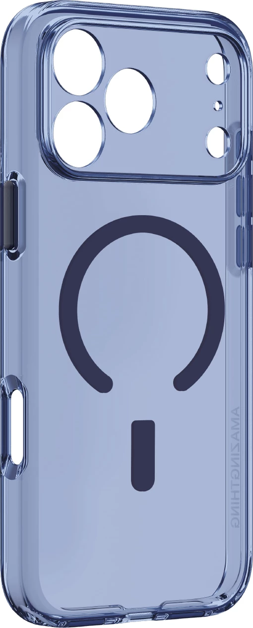 Mbështjellës AmazingThing Minimal Mag Lens për iPhone 17 Pro Max, MagSafe, polikarbonat, blu