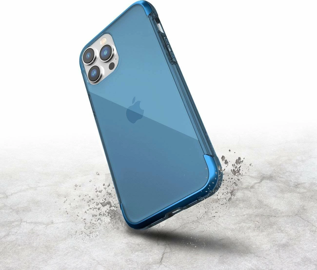 Mbështjellës Raptic X-Doria (Air) për iPhone 14 Pro, TPU, mbrojtje 4 m, MagSafe, blu
