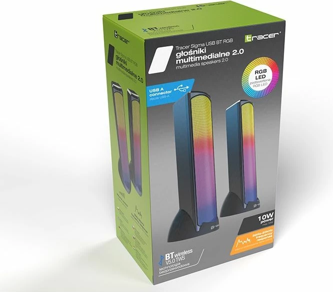 Boksa Bluetooth Tracer Sigma 2.0 me RGB