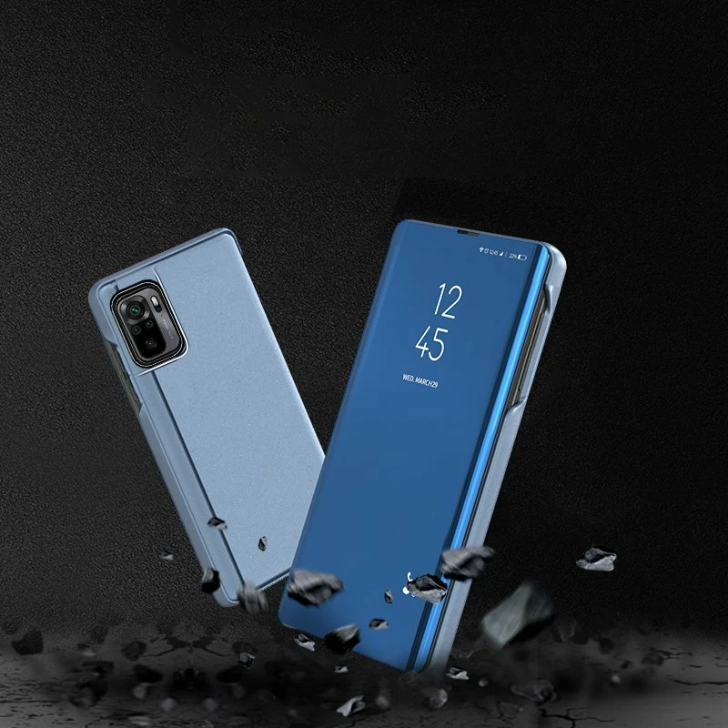Mbështjellës Hurtel Clear View Case për Poco M4 Pro 5G, Redmi Note 11S 5G, Redmi Note 11T 5G, rozë