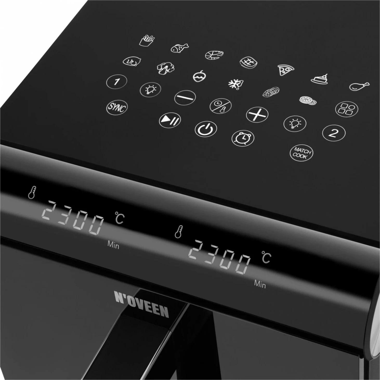 Fryer pa yndyrë N'OVEEN X-LINE AF5050, 11L, 1700W, 13 programe, e zezë