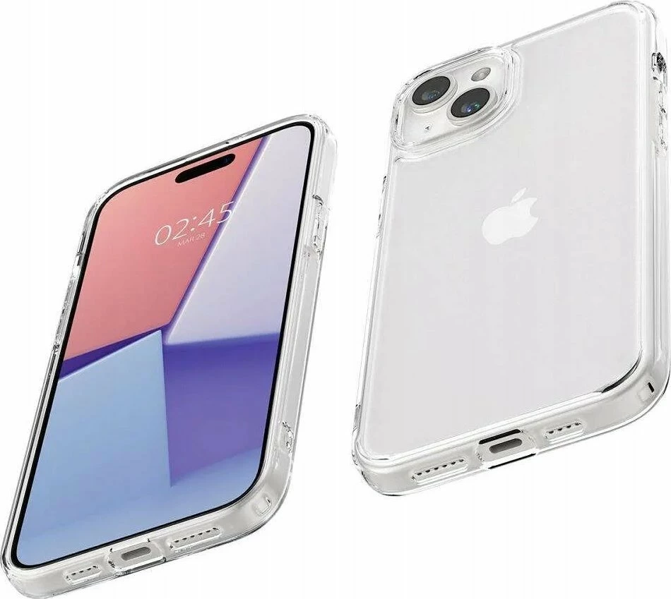 Mbështjellës Spigen Ultra Hybrid ACS08197 për iPhone 16 6.1\" (2024), crystal clear, plastik, transparent