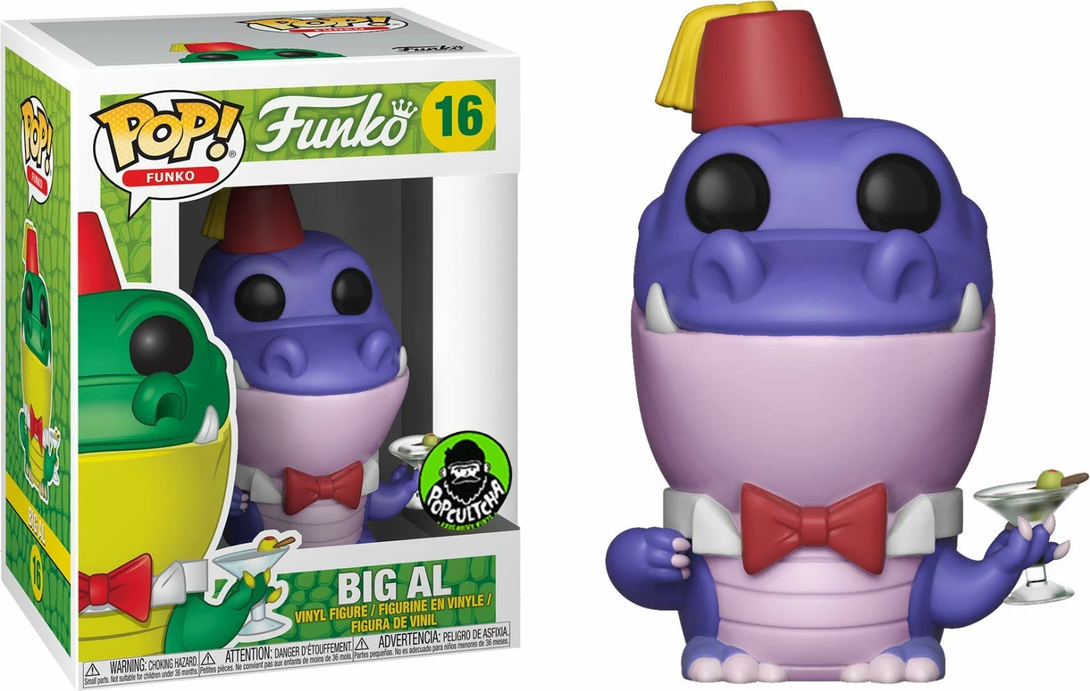 Figurinë koleksionuese Funko POP Funko Big Al (Exclusive), vjollcë