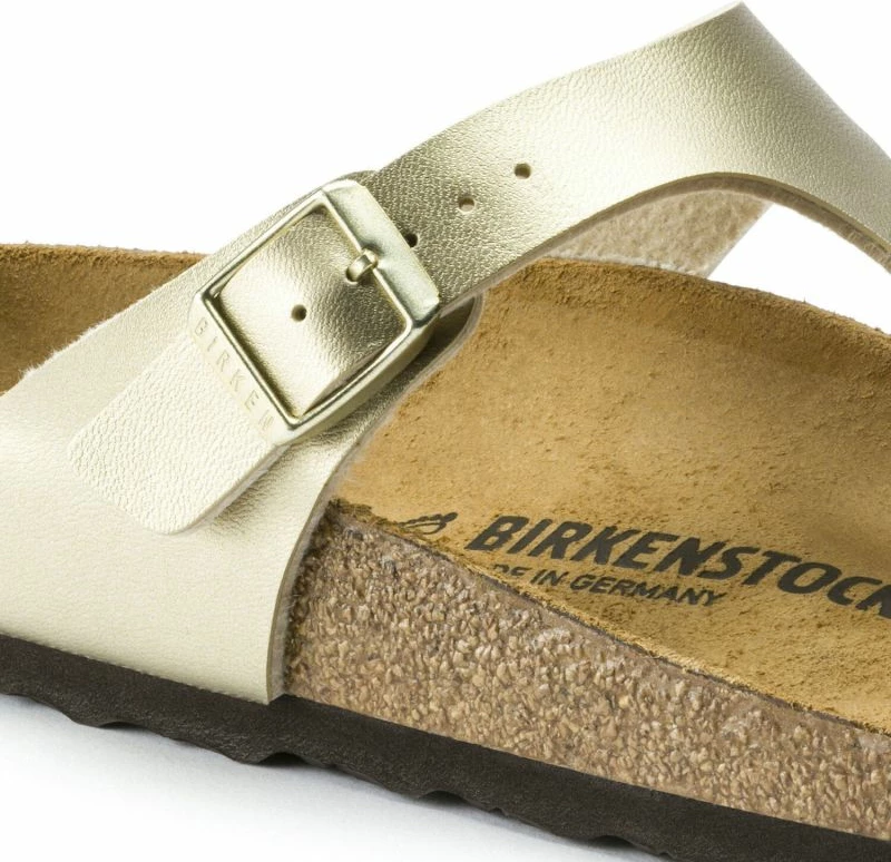 Flip-flops për femra Birkenstock, të arta