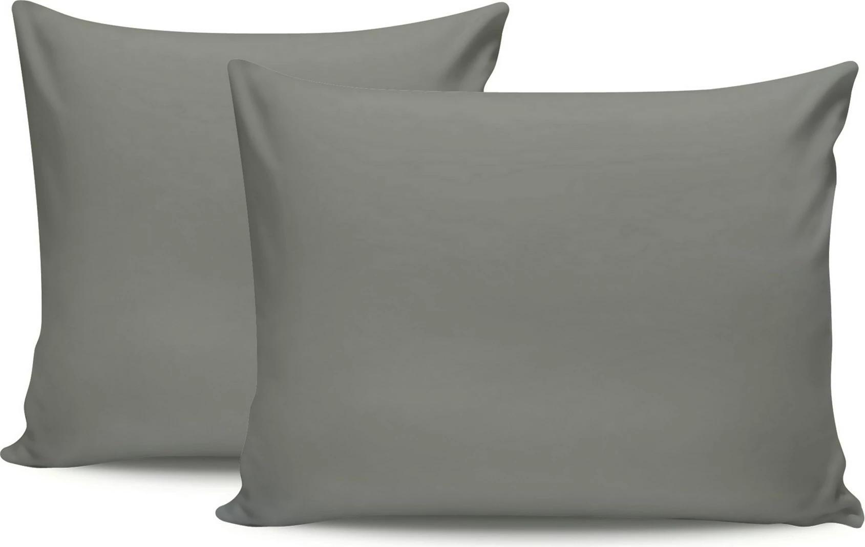 Set këllëfësh jastëku (2 copë), ngjyrë gri e errët, L'essentiel, 60x60cm