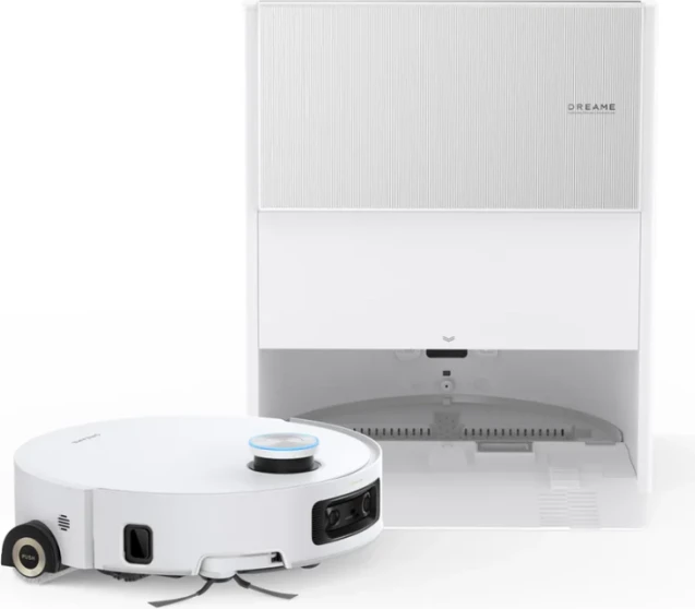Robot fshesë me korrent Dreame Aqua10 Ultra Roller Complete, 30000Pa, bateri 6400mAh, stacion auto-zbrazje & larje/tharje, e bardhë