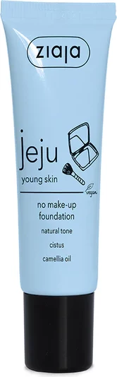 Ziaja Jeju No-Make Up Fondacion në Nuanca natyrale, 30 ml