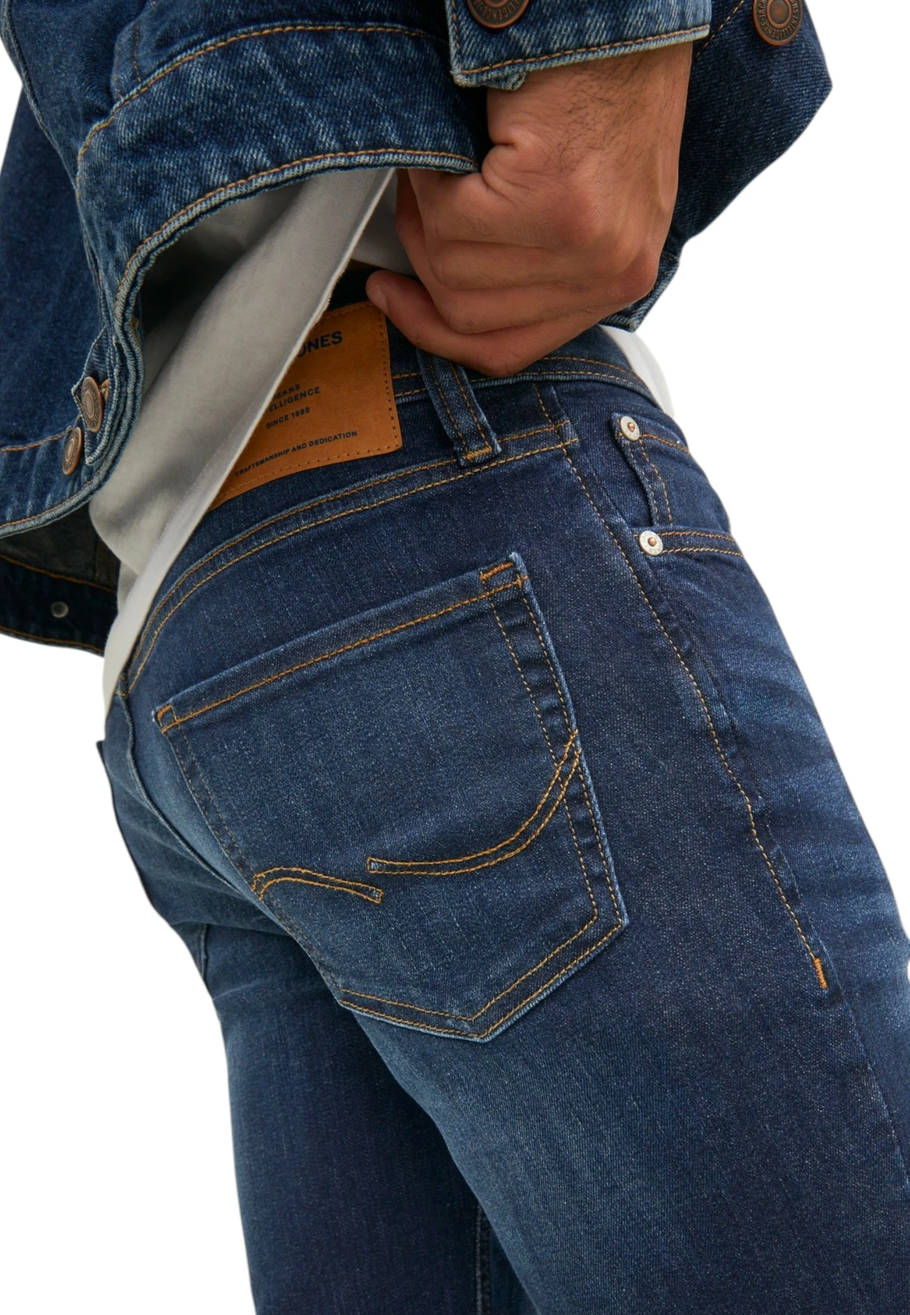 Xhinse për meshkuj Jack & Jones JJILIAM JJORIGINAL SBD 014 50SPS NOOS, denim [Madhësia: W31 L32]