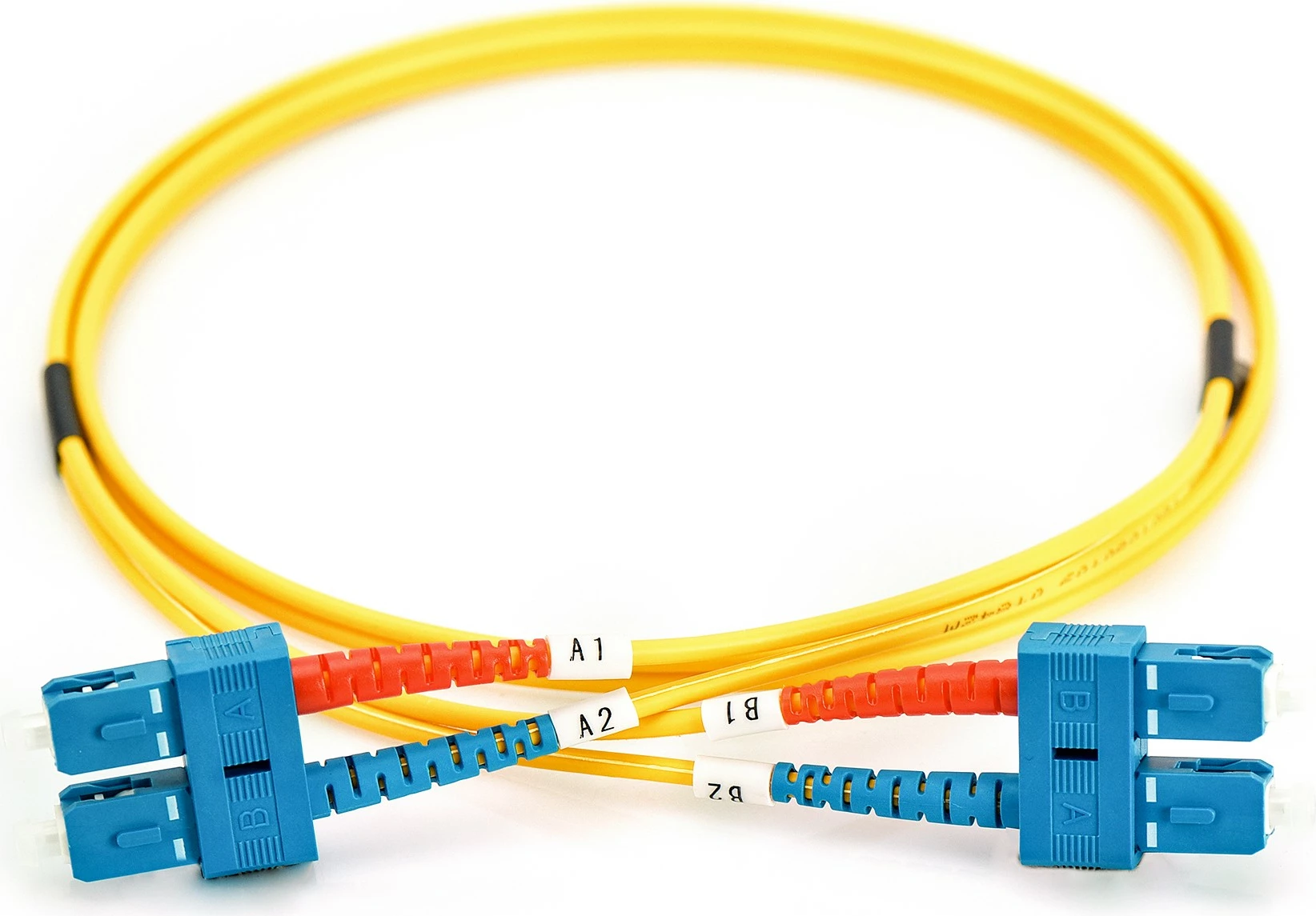 Kabëll optik Digitus SC/SC OS2, 2m, verdhë