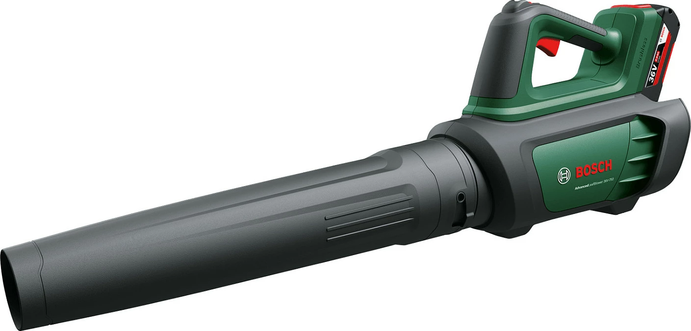Fryrës gjethe Bosch Advanced LeafBlower 36V-750, bateri Li-Ion 2.0Ah, POWER FOR ALL, gjelbër/zi