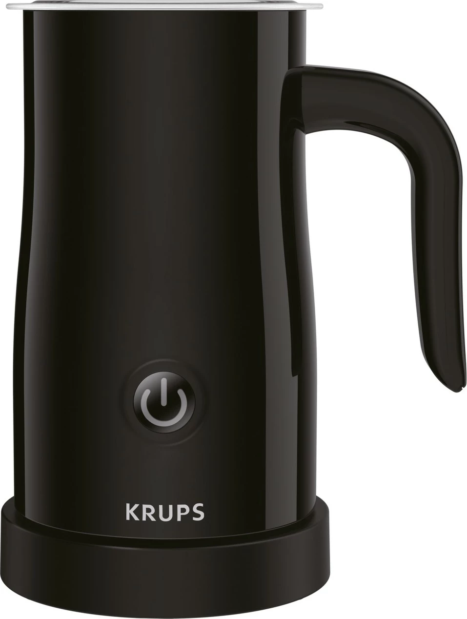 Shkumëzues qumështi Krups XL1008, automatik, 150 ml, inox, i zi