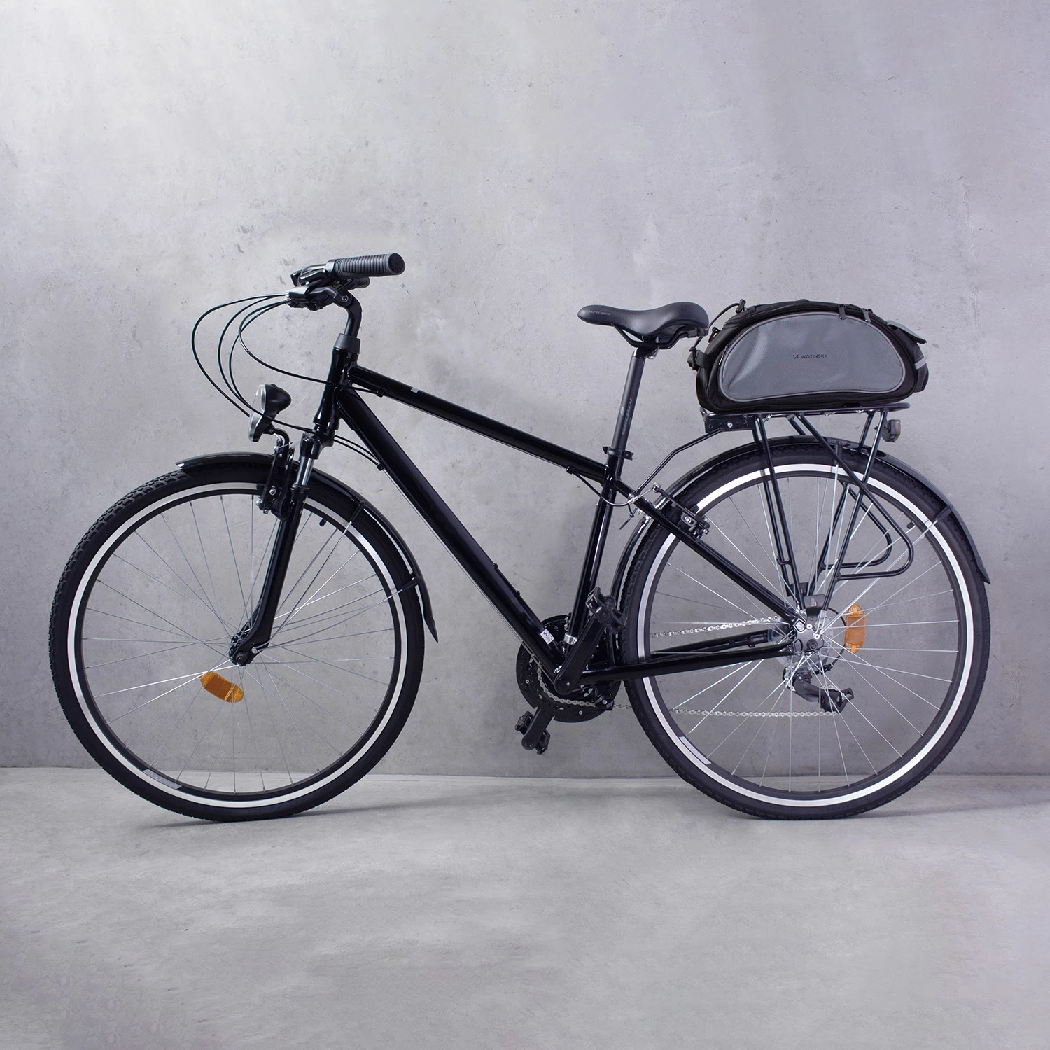 Çantë biçiklete Wozinsky WBB1BK, 13L, e zezë, me rrip shpatulle