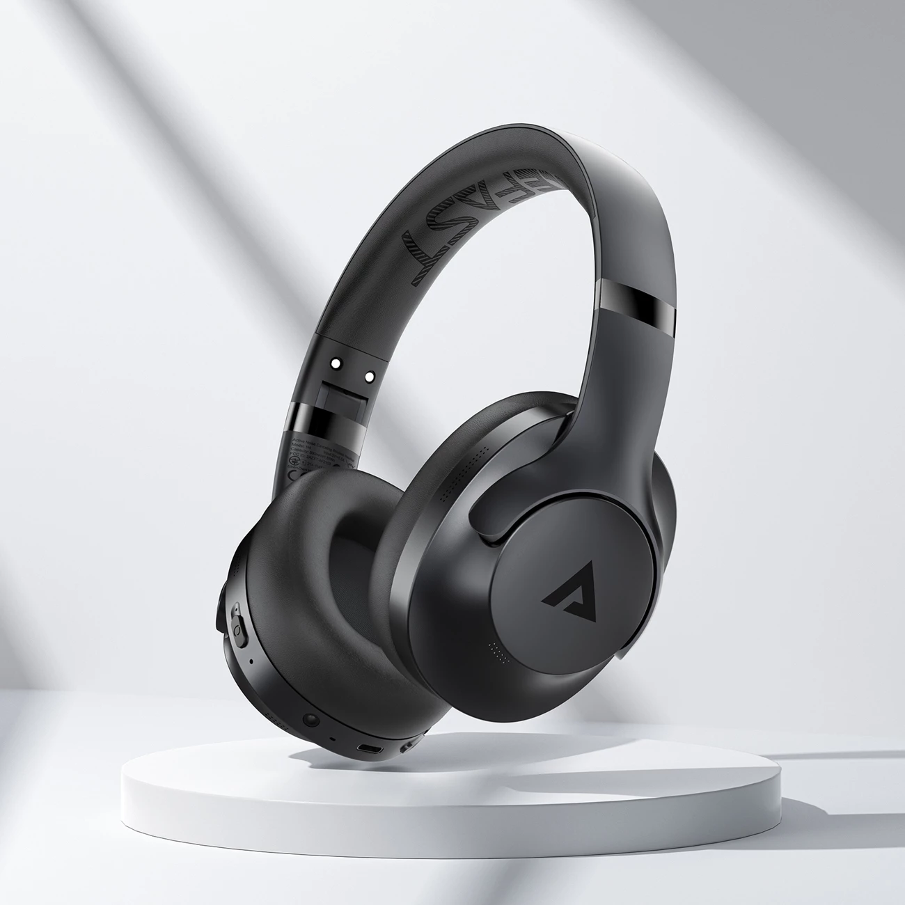 Kufje wireless Acefast H4, Bluetooth 5.3, ANC, IPX4, të zeza