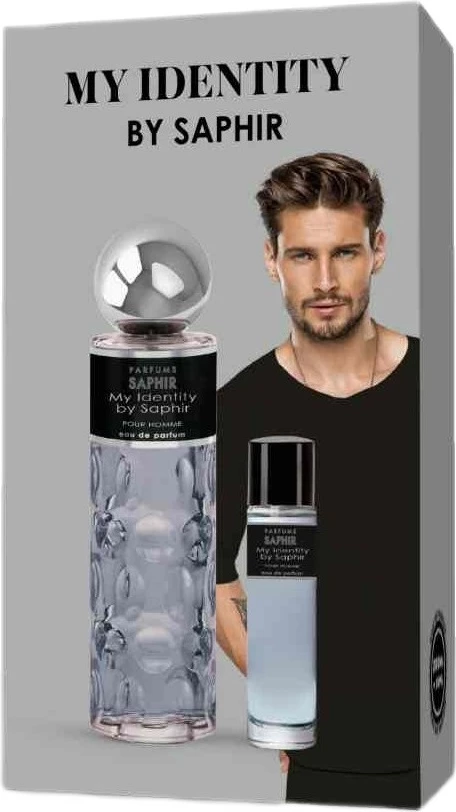 Eau de Parfum për meshkuj Saphir My Identity Pour Homme, set 200ml + 30ml