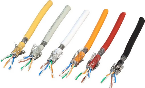Kabllo rrjeti EFB Elektronik Cat7 S/FTP LSZH 100m, blu