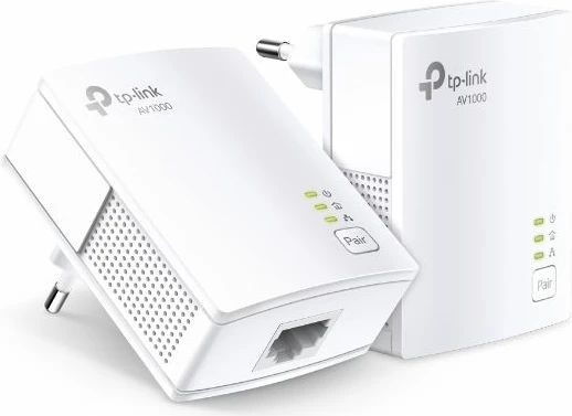 Adapter Powerline TP-LINK TL-PA7017 Kit AV1000 Gigabit, paketë 2 copë, i bardhë