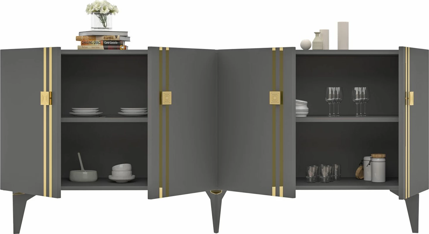 Konsolë Skye Decor, Bahar KB150, antracit