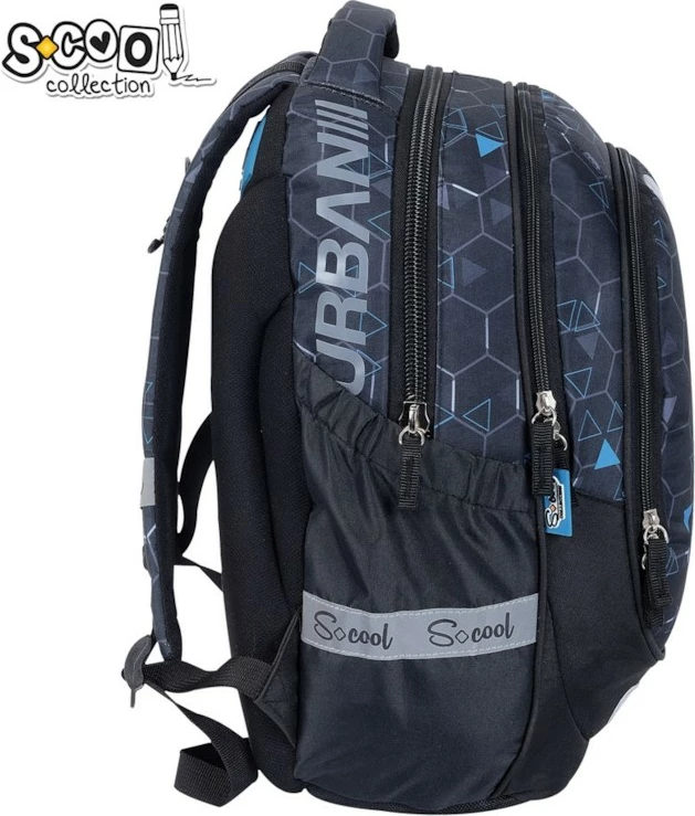 Osh Cante Anatomike Light 41X28X17Cm Urban Black Sc3374