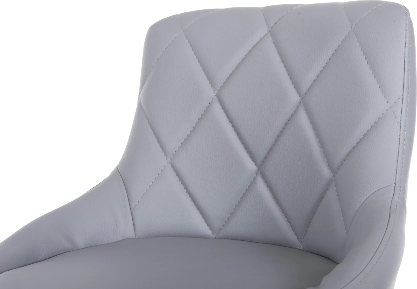 Karrige për bar ROSE, FH204.10, gri PU, pezullim Φ44x85-107Hcm