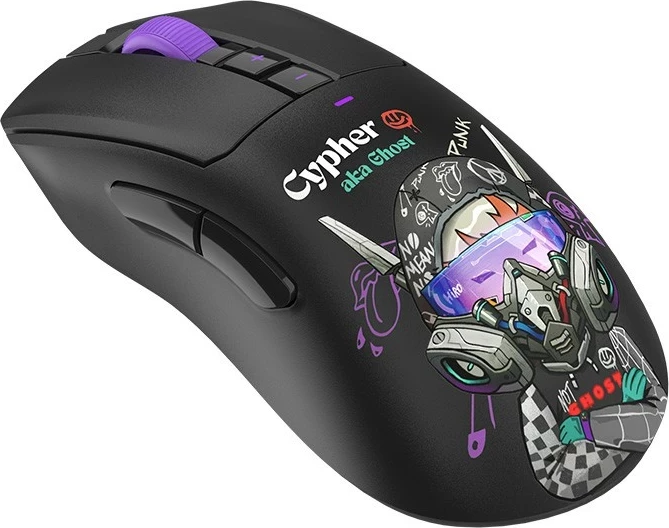 Maus A4-Tech Bloody R73 ULTRA DUO Cypher Ghost, wireless, RGB, i zi
