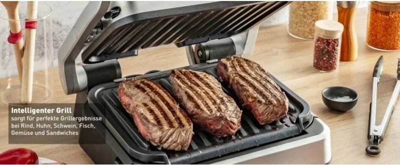 Grill elektrik Tefal Optigrill GC 773D, inox