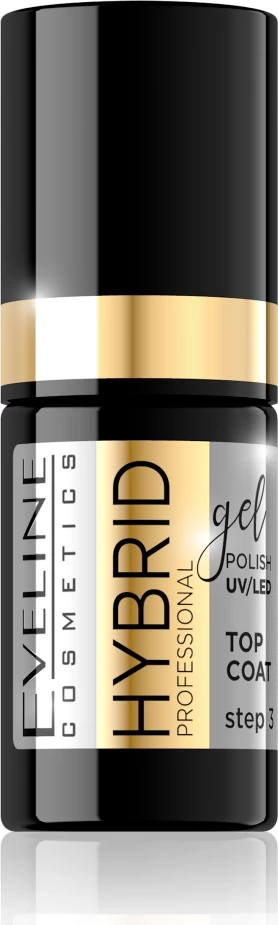 Top coat për manikyr hibrid Eveline Cosmetics Professional Top Coat për femra, 5ml