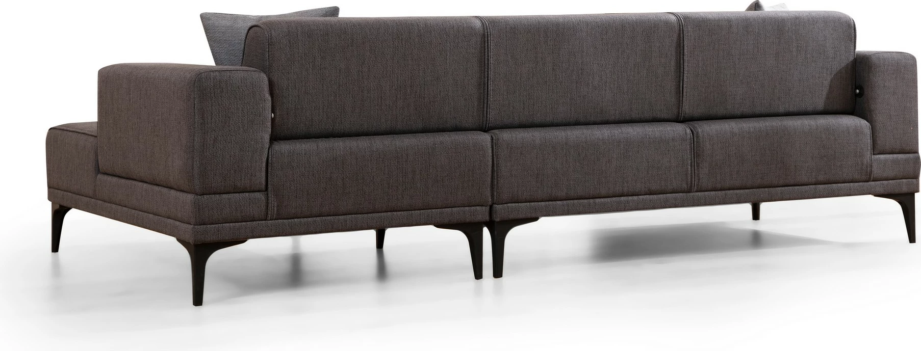 Kënd divan-krevat Atelier del Sofa, Horizon, kënd i djathtë, ngjyrë gri e errët