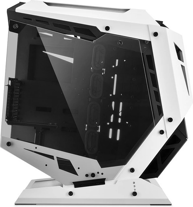Kasë Sharkoon ELITE SHARK CA700, Tower ATX/micro ATX/Mini-ITX, RGB, xham i kalitur, bardh e zi