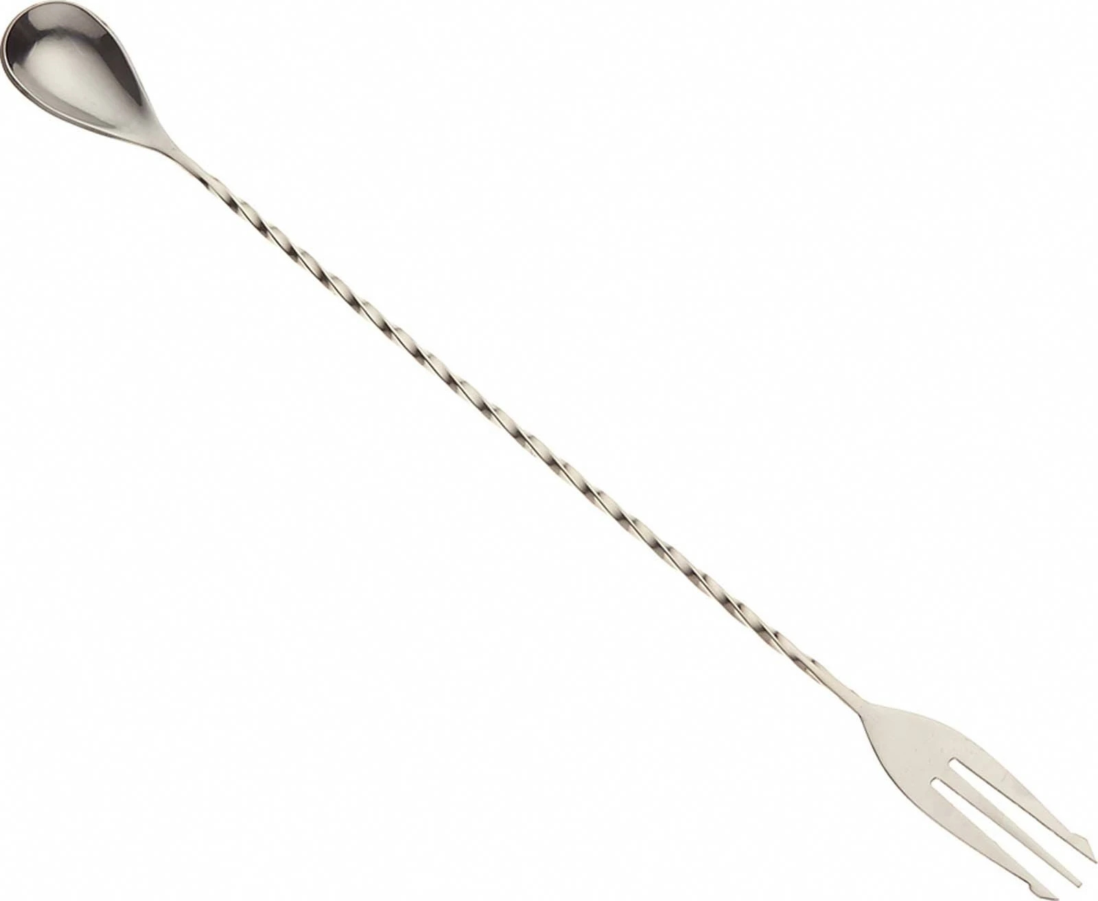 lugë barmeni me pirun në fund, BarFly, 315 mm, çelik inox, ngjyra të ndryshme