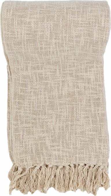 Batanije dekorative NIHAL, pëlhurë bezhë, 180x240cm