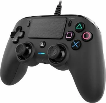 Kontroller Nacon Compact PS4OFCPADBLACK, për PS4/PC, me kabllo 3 m, i zi