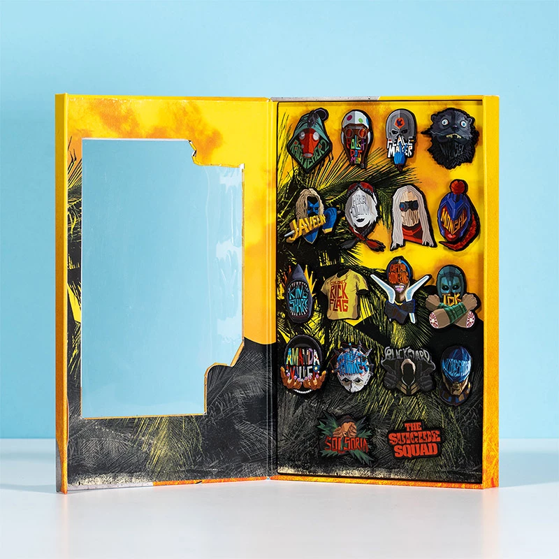 Set bedzhash pin Numskull The Suicide Squad, 18 copë, metal enamel, kuti koleksionisti