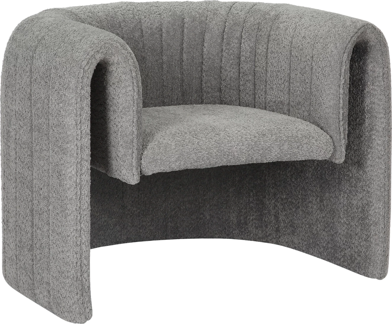 Karrige e brendshme RIKER, kornizë metalike, pëlhurë gri, FH9682.01, 92x74x69H cm