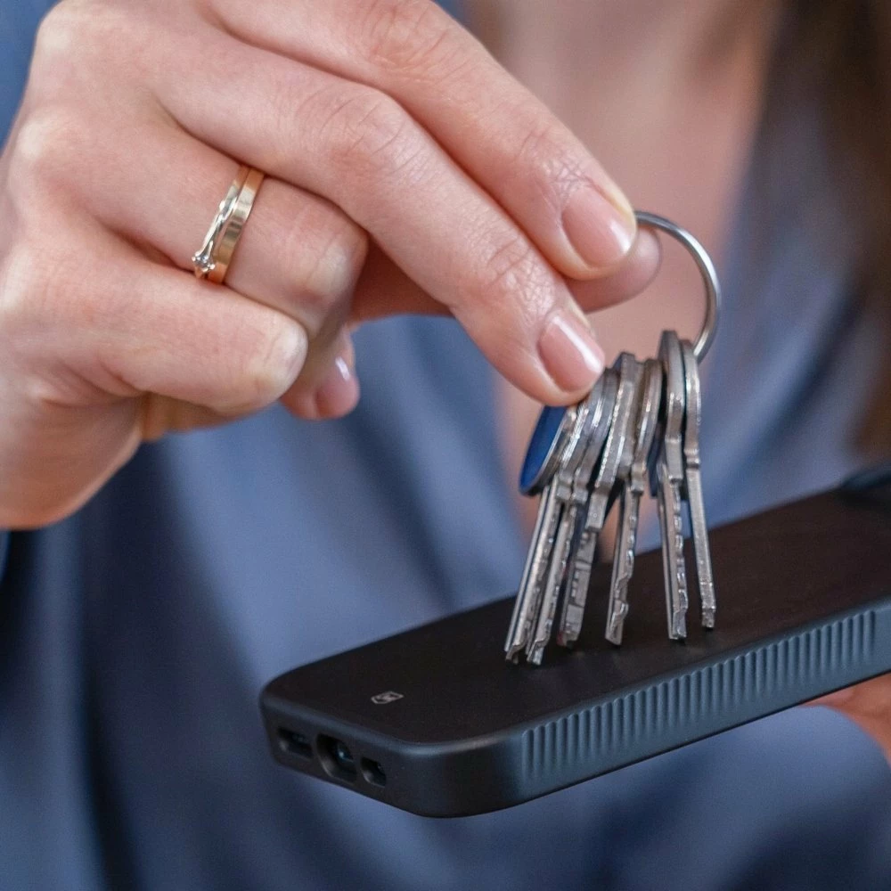 Mbështjellës 3MK Smoke MagCase për Apple iPhone 15, MagSafe, Military Grade, polikarbonat, i zi