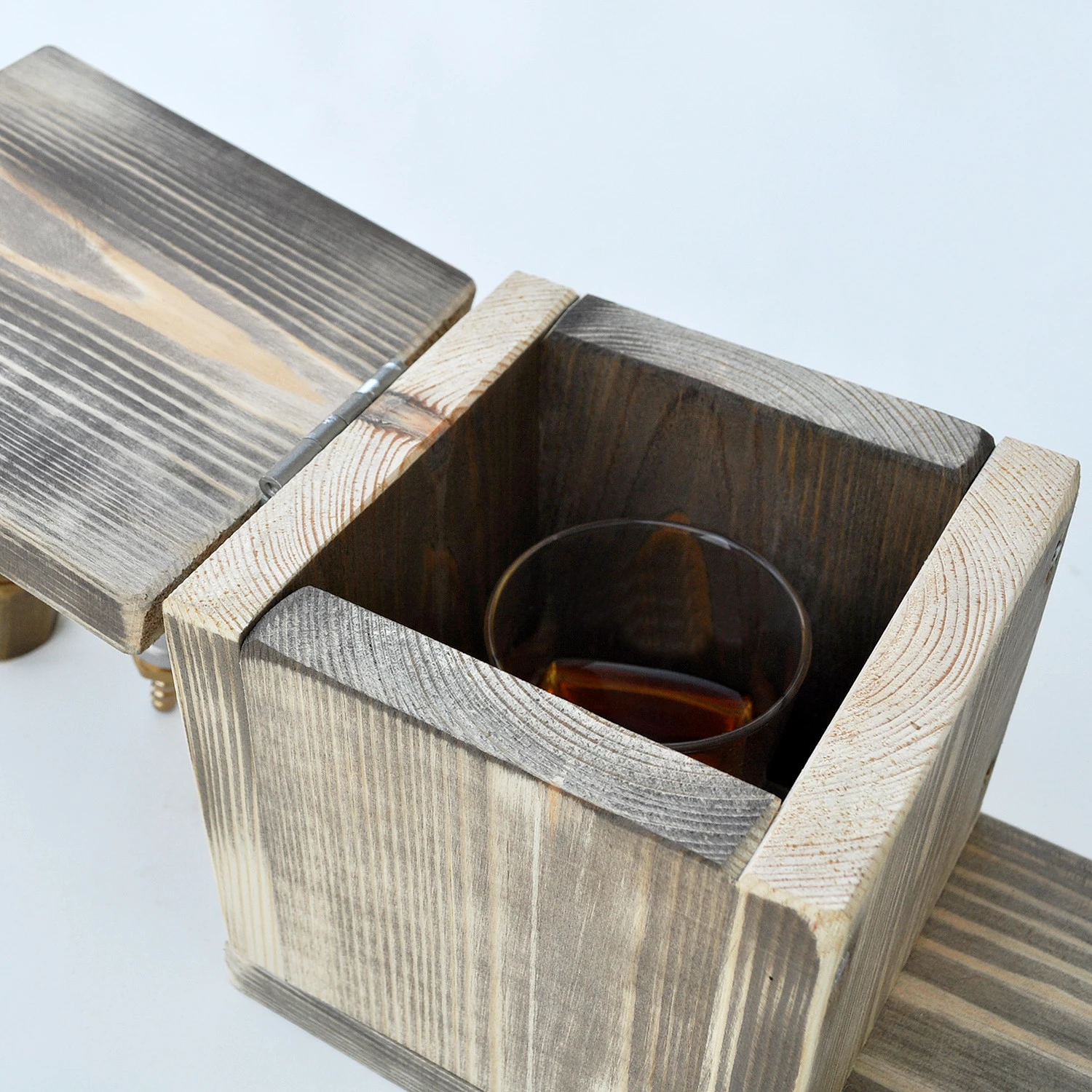 Dispenser pijesh Hanah Home, Dsp005, ngjyrë arre dhe ari