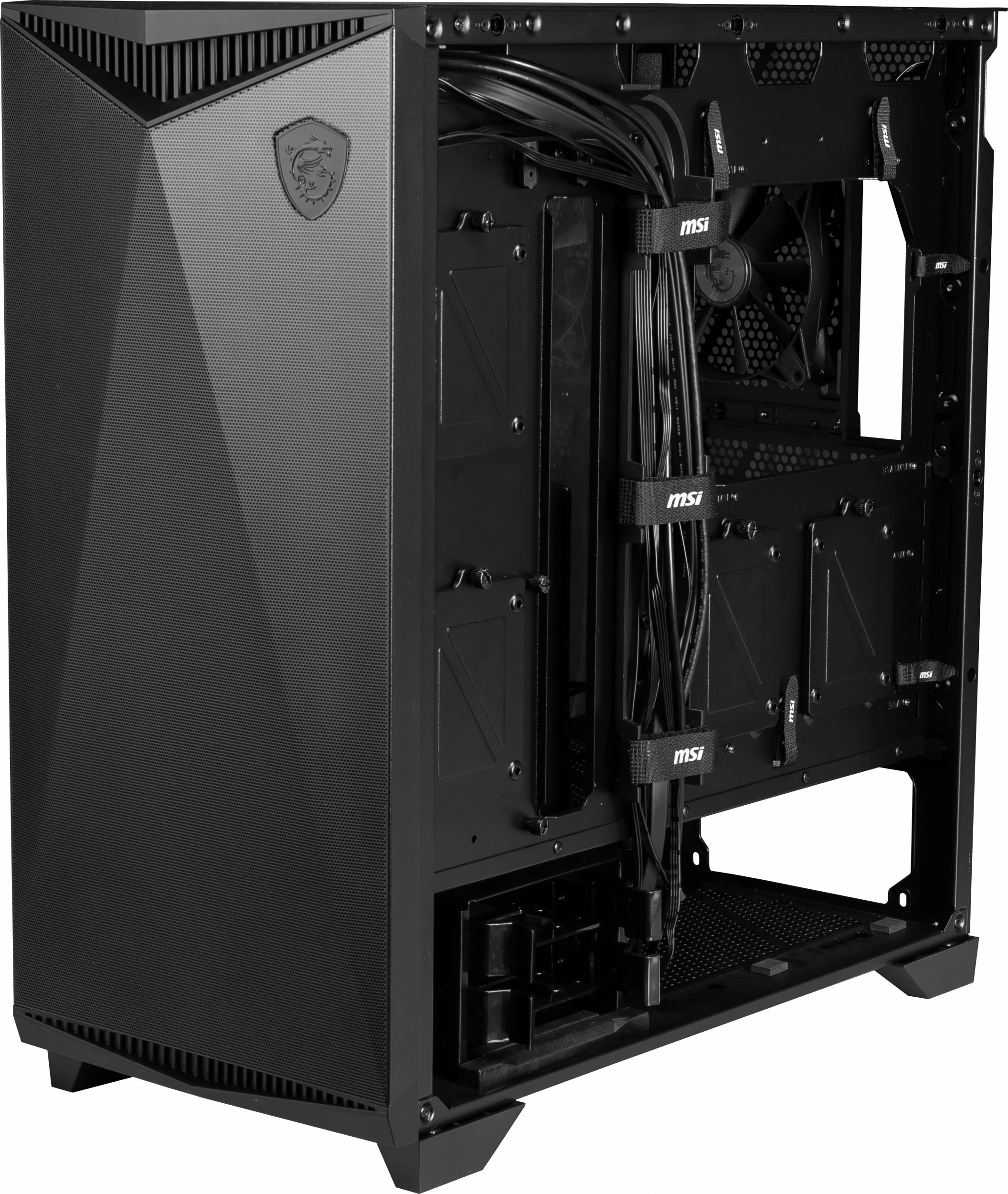 Kasë MSI MPG Gungnir 300P Airflow 306-7G21P21-W57 Midi Tower ATX/e-ATX, USB Type-C, 7 ventilatorë të instaluar, e zezë