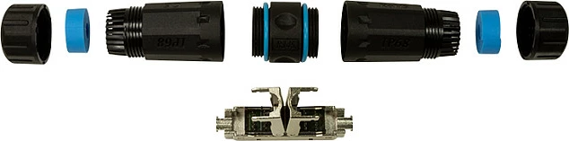 Zgjatues kabllo rrjeti LogiLink, RJ45 IDC, Cat.6/6A/7, IP68, 4.5-7.5 mm