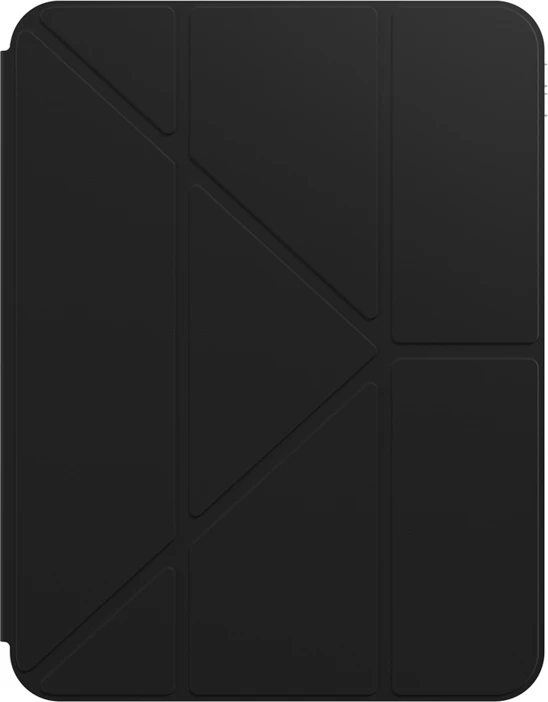 Mbështjellës tabletë AmazingThing Minimal Case për iPad Air 13" M3 (2025), me qëndrim, mbajtës Apple Pencil, pjesë e pasme transparente, i zi